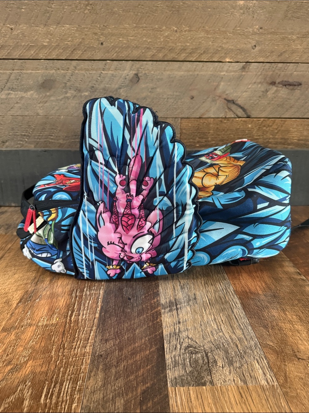 Sprayground Money Trees Shark Wings Limited Edition Backpack - Picture 4 of 12